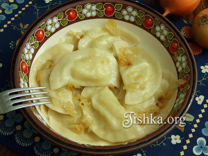 Вареники с картошкой - Кулинарный рецепт с фото.